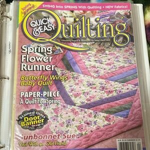 8 Vintage quilting magazines
